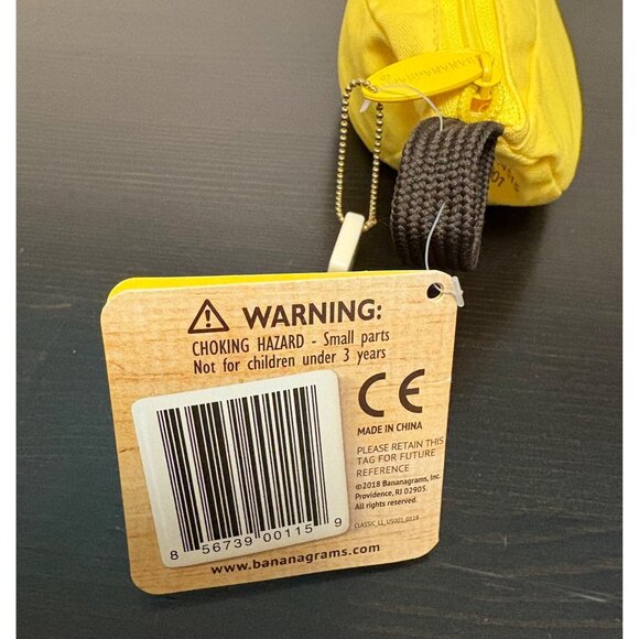 Bananagrams Word Game In Yellow Banana Pouch Letter Tiles Word-Race Game - Picture 3 of 7